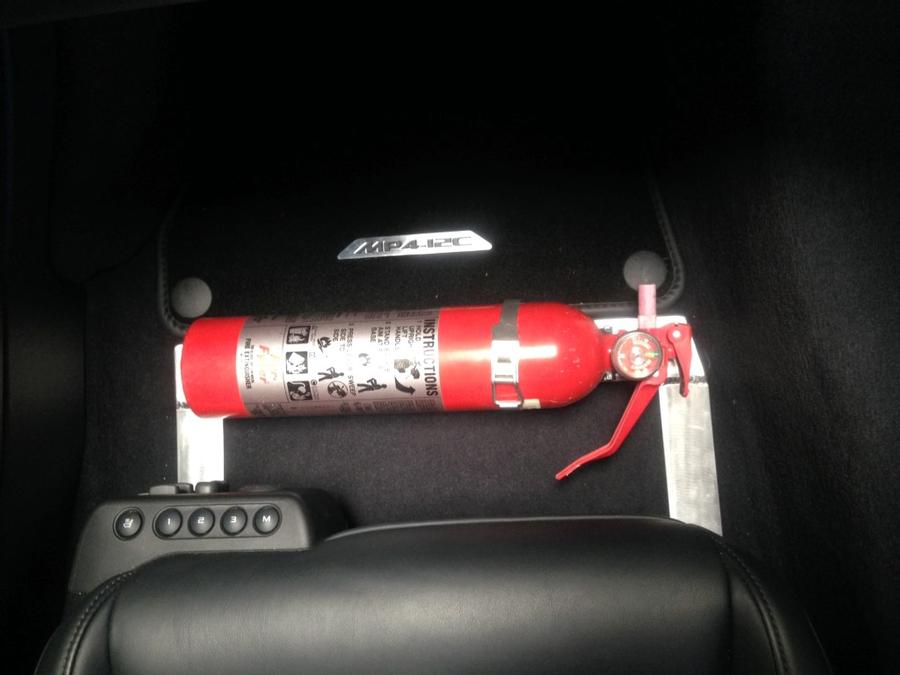  fire extinguisher mount with 2.5lb FE